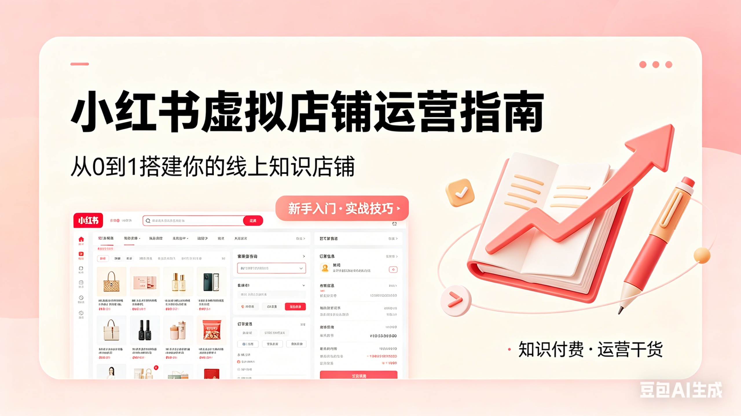 小红书虚拟矩阵，AI选品，自动化工具-枫创社